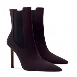 Good American Neoprene Chocolate Bootie